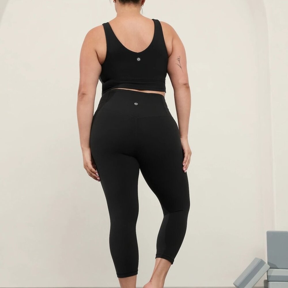 Athleta Elation Capri Pants Black 2X - Picture 2 of 8